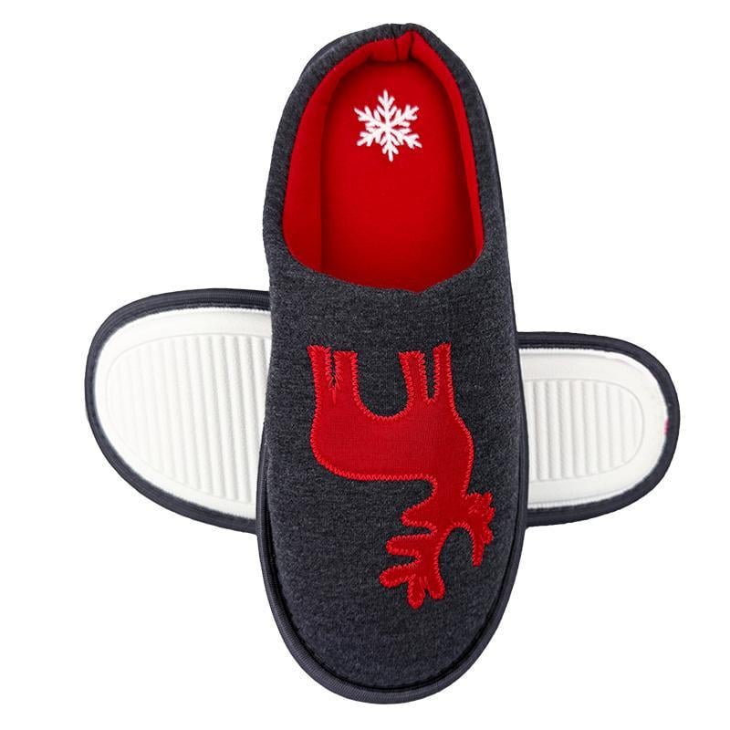 Тапочки домашние мужские закрытые 10364-2 p. 42-43 27-27,5 см Темно-серый