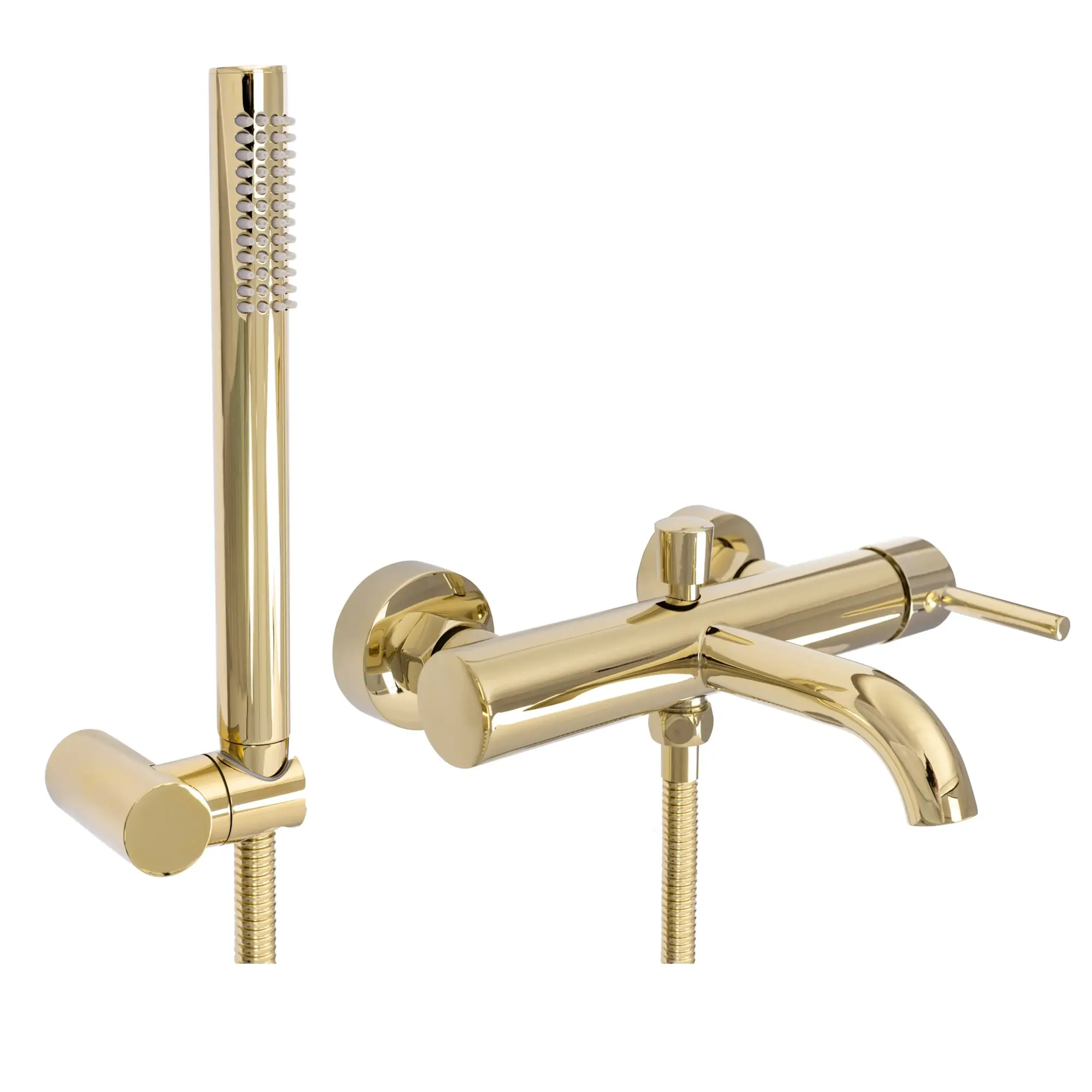 Смеситель для ванны Rea Lungo однорычажный Золотой (REA-B6635)