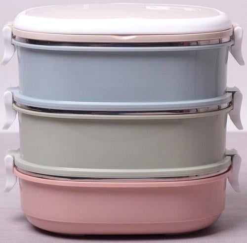 Ланч-бокс Kamille 3 емкости по 700 мл (KM 2126)
