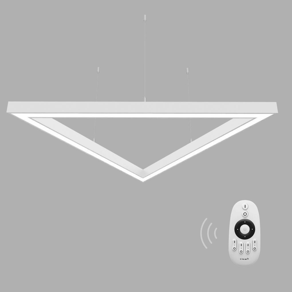 Светильник светодиодный управляемый X-LED 120 Вт треугольник 3x880 мм Белый (LSNTri-120dw) - фото 2 Светильник светодиодный управляемый X-LED 120 Вт треугольник 3x880 мм Белый (LSNTri-120dw) - фото 2