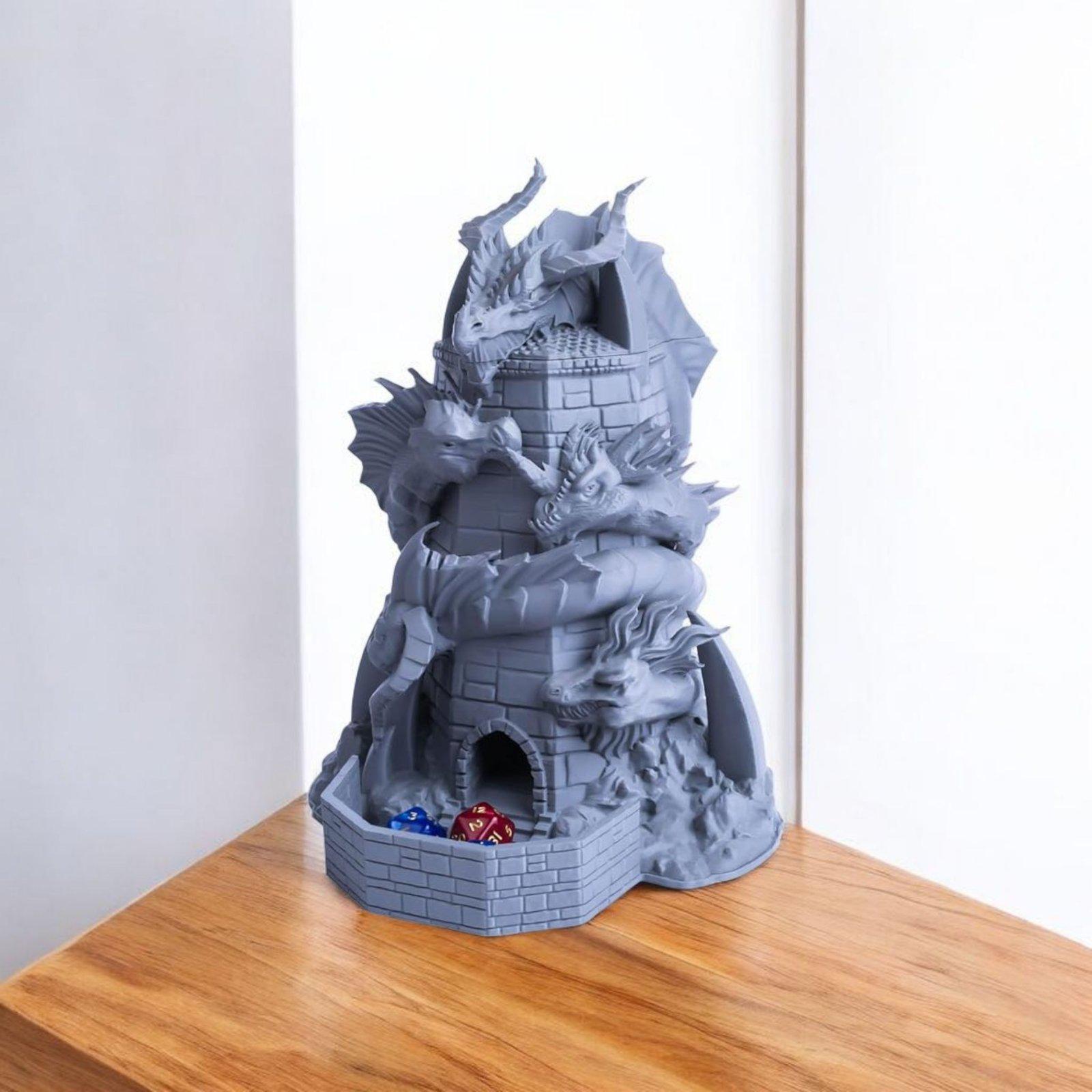 Вежа для кубиків Драконова Вежа Кубиків Сірий (0302-2) Вежа для кубиків Драконова Вежа Кубиків Сірий (0302-2)