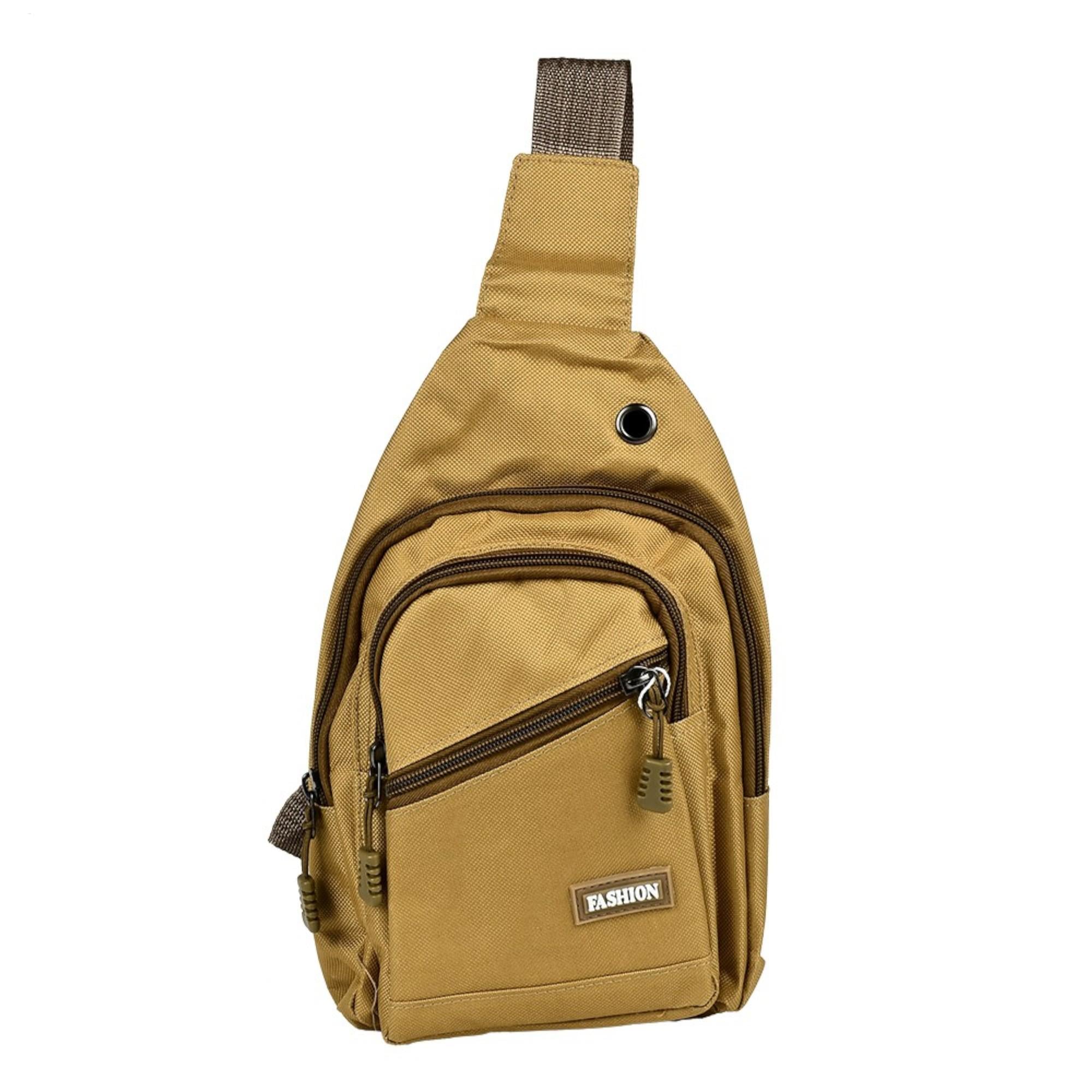 Сумка через плечо Fashion R95218 водостойкая 30х17,5 см Песочный (27917953)