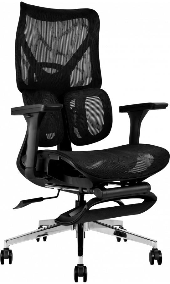 Кресло офисное GT Racer B-3002 Black/Black (36870693)