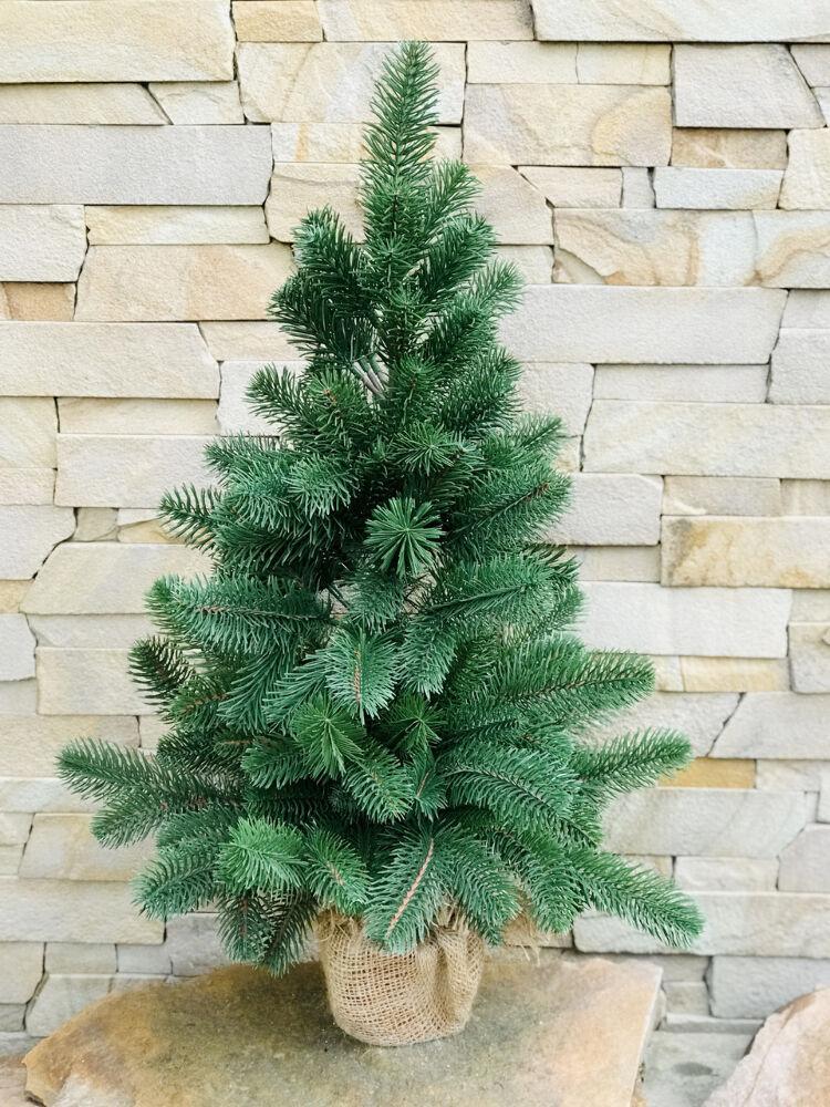 Ялинка лита Premium в мішковині 70 см Зелений (100/70/G) - фото 6 Ялинка лита Premium в мішковині 70 см Зелений (100/70/G) - фото 6