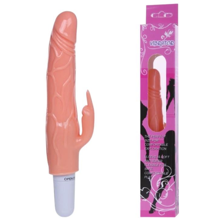 Вибратор с клиторальным стимулятором LyBaile FANTASY VIBE 20,7 см диаметр 2,5 см