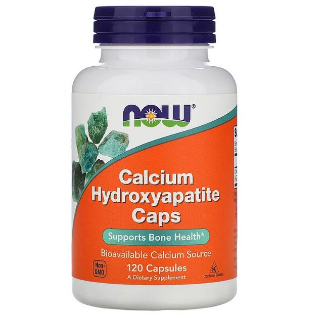 Микроэлемент Кальций NOW Foods Calcium Hydroxyapatite Caps 120 Caps