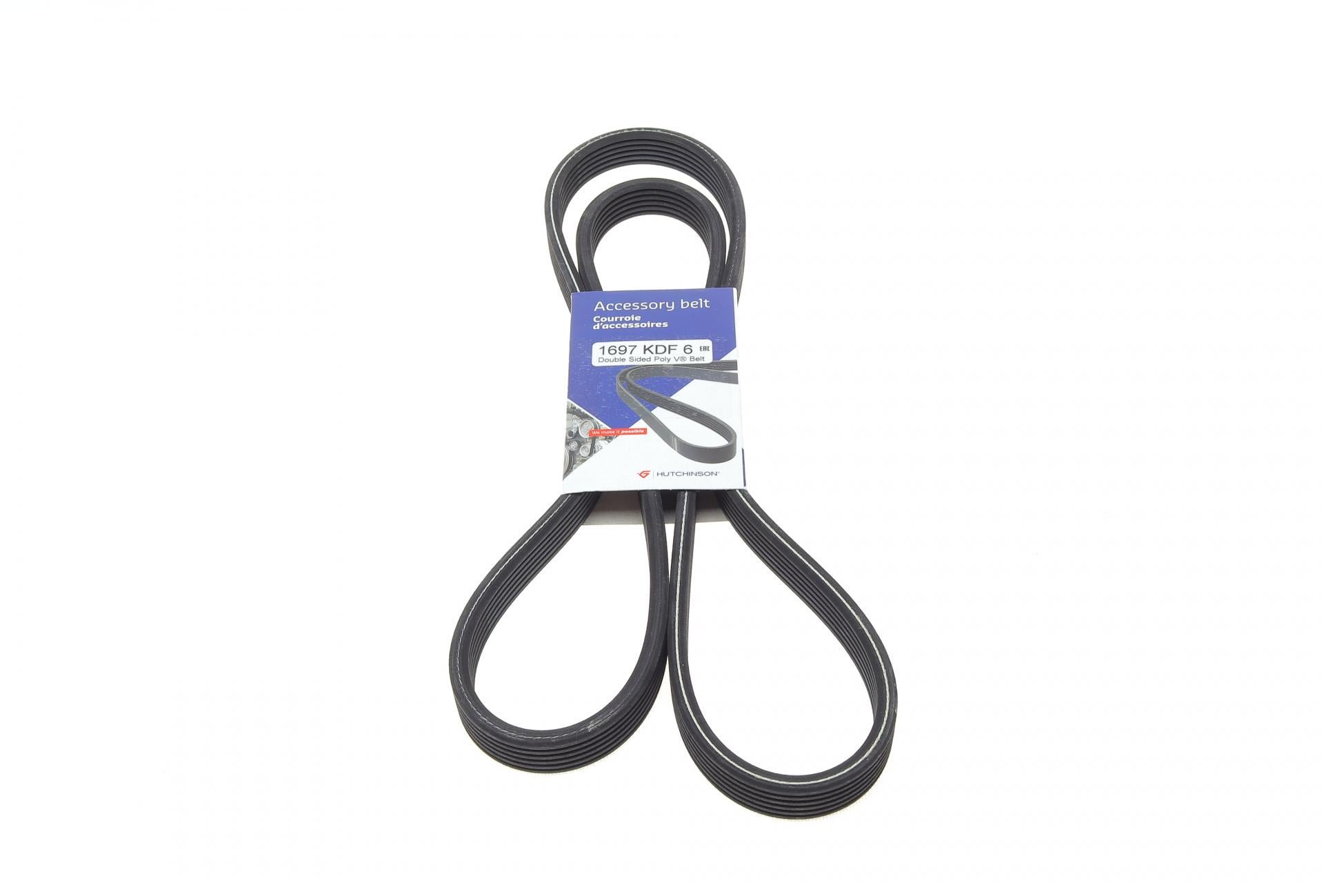 Ремень генератора HUTCHINSON BMW 1/3 1.6/1.8/2.0d 06-12 1697 KDF 6