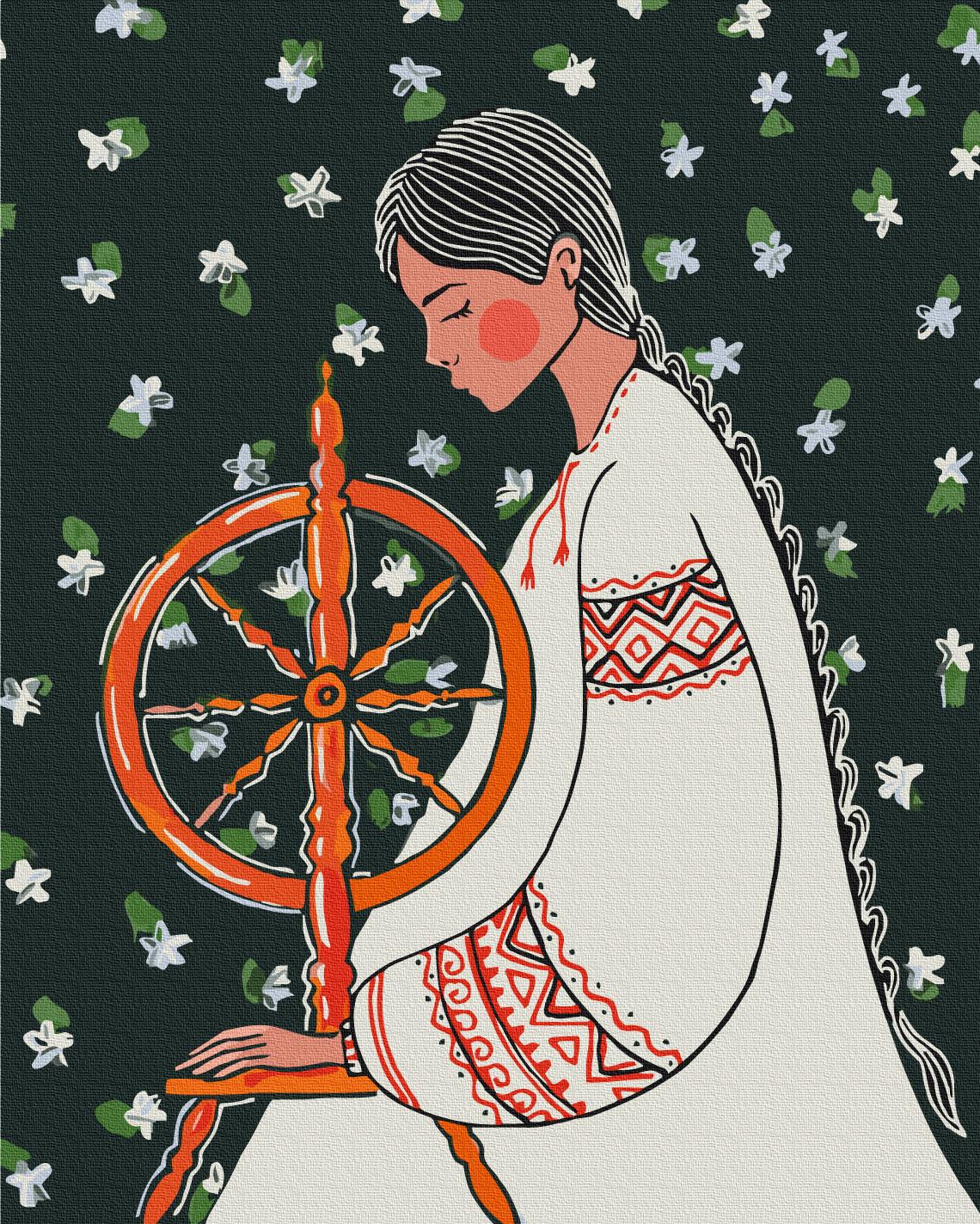 Картина за номерами Brushme Веретено життя 40x50 см (BS54029)