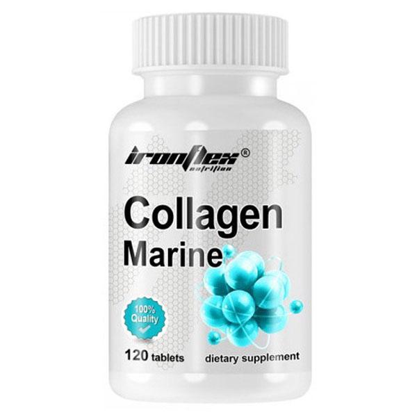 Хондропротектор для спорта IronFlex Collagen Marine 120 табл. (000024780)