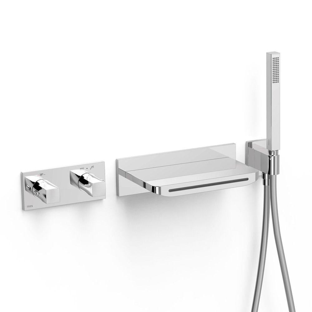 Душевый набор Tres B-System с ручным душем/термостатом Хром (30725207)