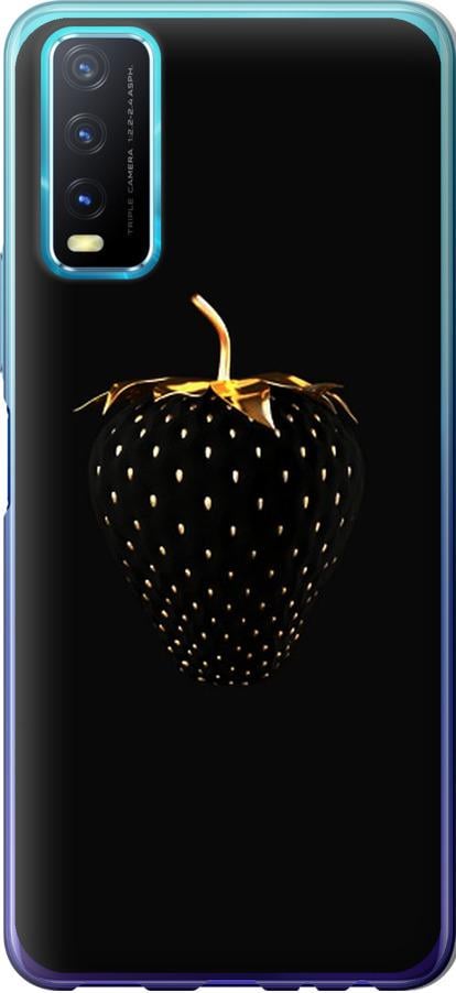 Чехол на Vivo Y20 Черная клубника (3585u-2078-42517)