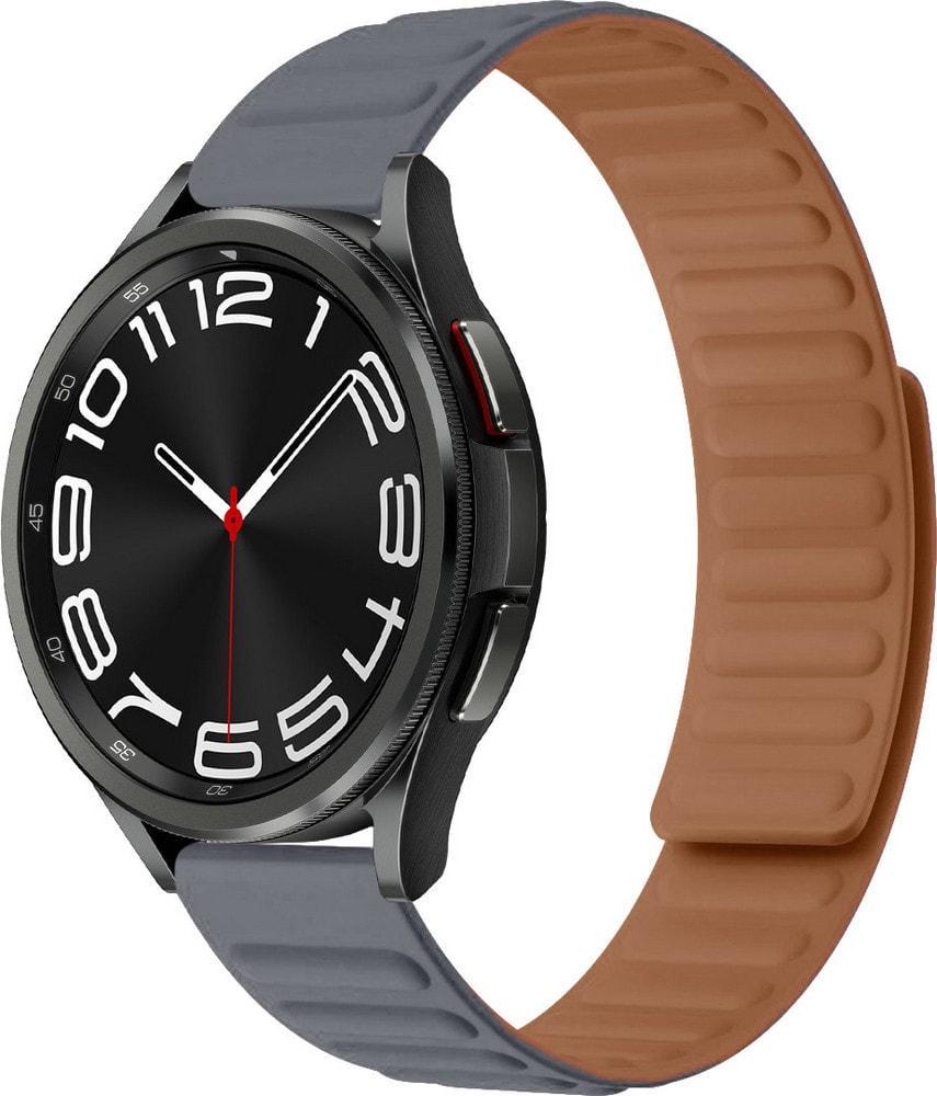 Ремешок Magneter для Galaxy Watch 6 Classic 43 мм Grey (37674-33) Ремешок Magneter для Galaxy Watch 6 Classic 43 мм Grey (37674-33)