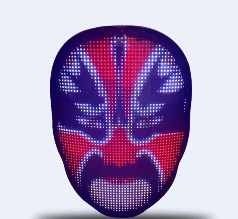 Маска Cyber Face интерактивная с LED экраном для вечеринки или праздника для детей и взрослых (5024533) Маска Cyber Face интерактивная с LED экраном для вечеринки или праздника для детей и взрослых (5024533)