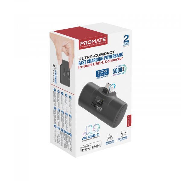 Повербанк Promate PowerUp-c 5000 mAh 20W Black (powerup-c.Black) Повербанк Promate PowerUp-c 5000 mAh 20W Black (powerup-c.Black)
