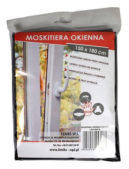 Сетка москитная на окно Feniks PL 150х180 см Черный