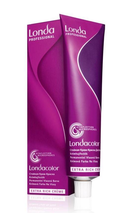 Краска для волос Londa Professional Permanent Color Extra Rich Creme 8/81 Light blonde pearl ash 60 мл