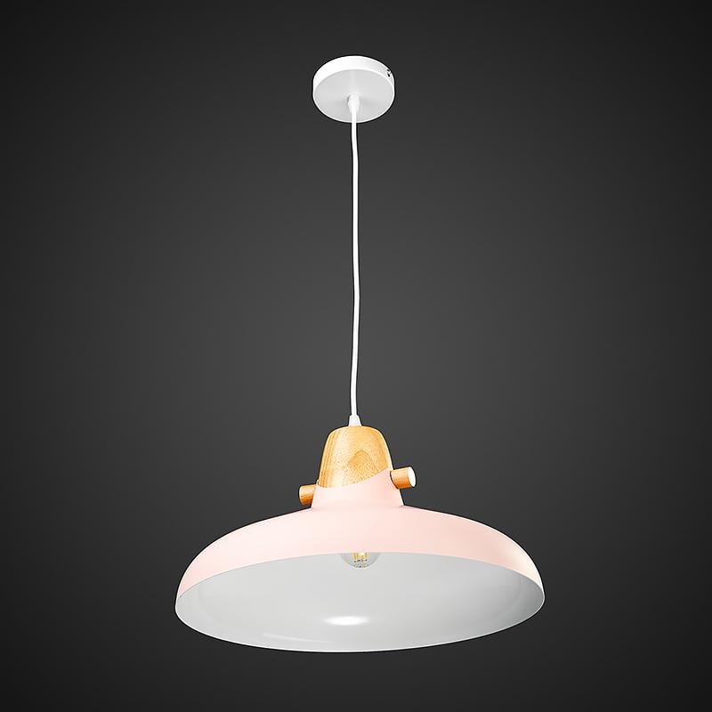 Светильник подвесной Light House DL-17278/1 PK/WOOD Розовый