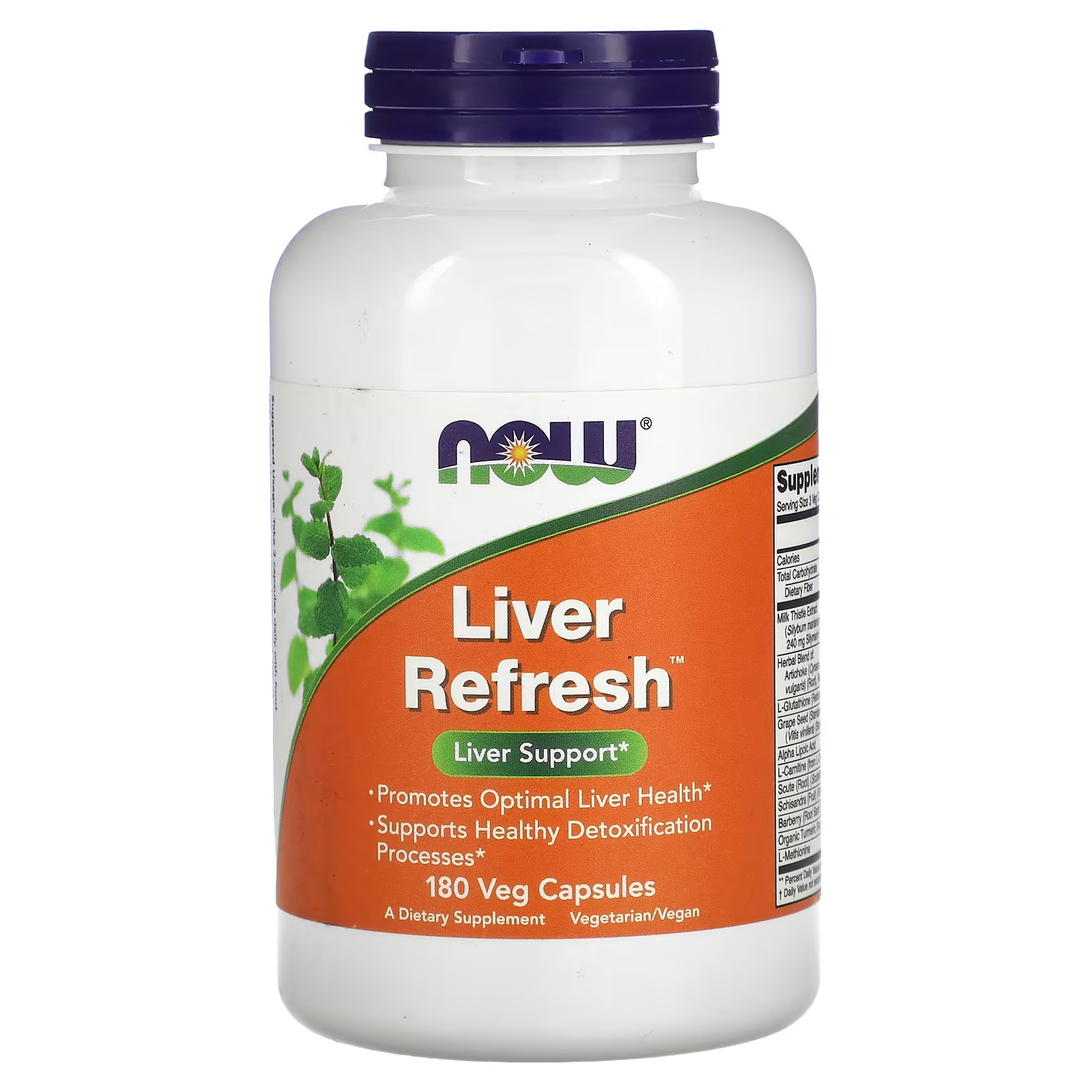 Добавка NOW Foods Liver Refresh 180 капсул