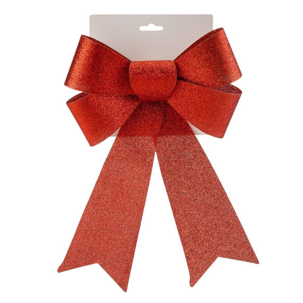 Бант блестящий 32 см Красный (9245-010) Бант блестящий 32 см Красный (9245-010)