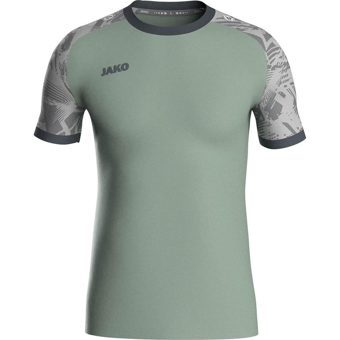 Футболка джерси Jako ICONIC S/S 4224-238 XL Мятно-серый (50962-53)