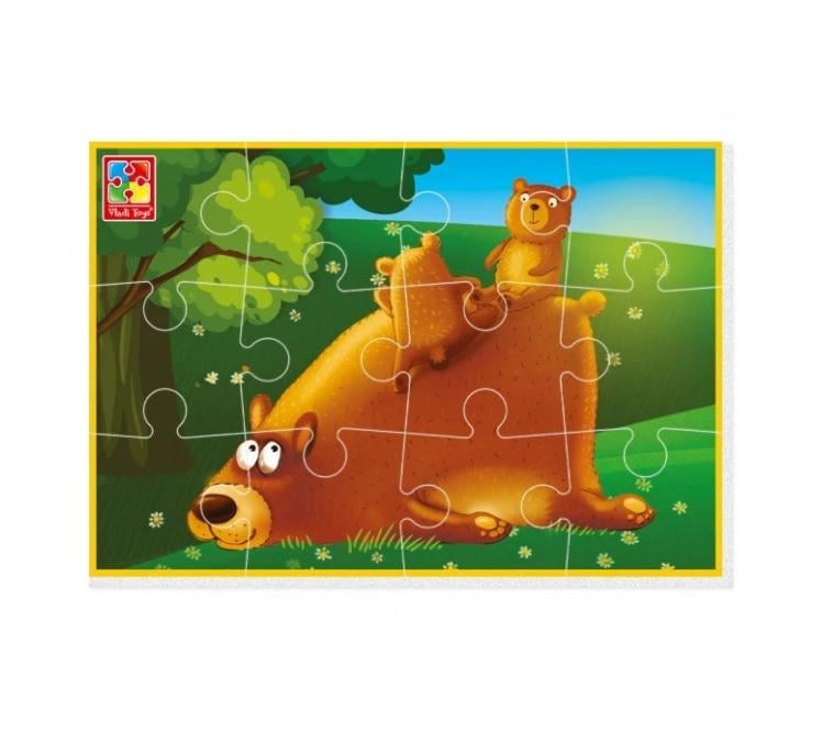 Пазли м'які Vladi Toys А5 Малюк зможе ведмежата (MTT-170810) Пазли м'які Vladi Toys А5 Малюк зможе ведмежата (MTT-170810)