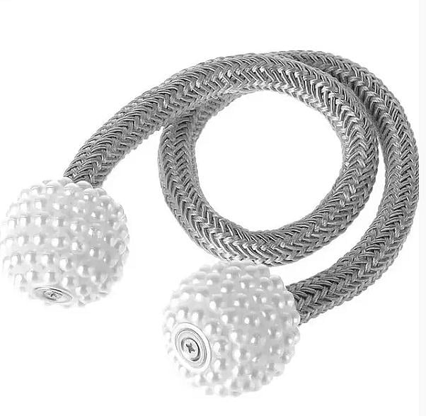 Зажим магнит-подхватчик для штор Серый (2039430628)