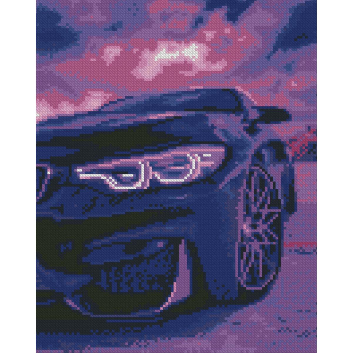 Алмазная мозаика Strateg Премиум Авто 30x40 см (HX516)