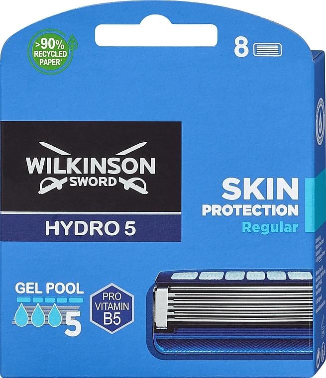 Картриджі для гоління Wilkinson Sword Hydro 5 SKIN protection Regular 8 шт. - фото 1