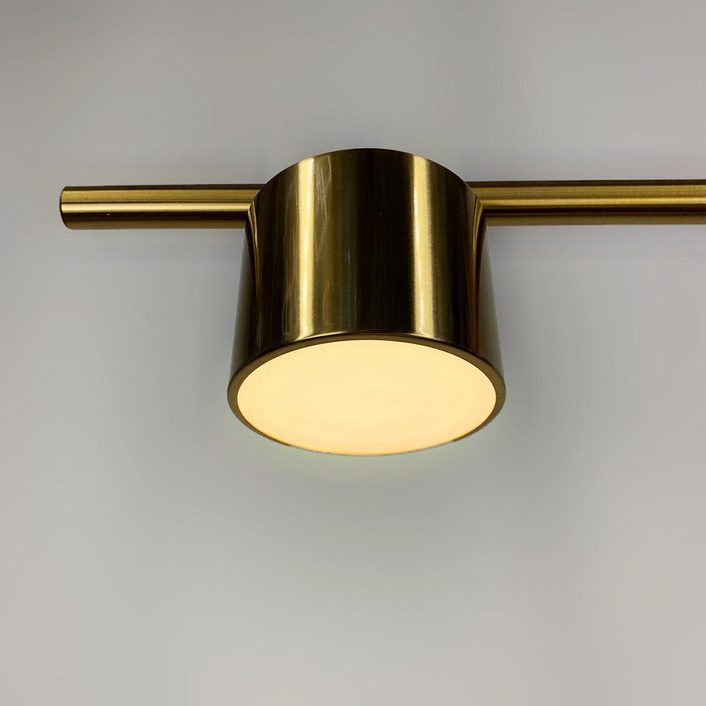 Люстра удлиненная CLYDE с 4-ю спотами Латунь (MJ 118/4 AB) - фото 2