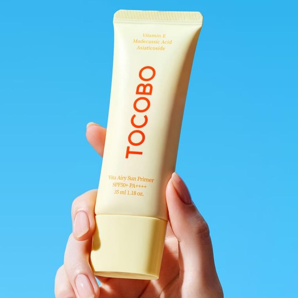 Праймер для лица солнцезащитный Tocobo Vita Airy Sun Primer SPF50+ 35 мл - фото 3 Праймер для лица солнцезащитный Tocobo Vita Airy Sun Primer SPF50+ 35 мл - фото 3
