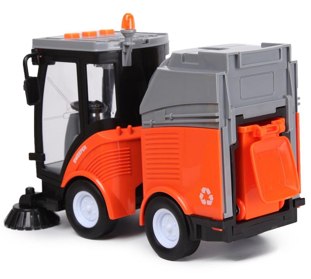 Іграшкова техніка WENYI Підмітально-прибиральна 1:16 з контейнером/світло та звук/інерційний (30156527) - фото 6 Іграшкова техніка WENYI Підмітально-прибиральна 1:16 з контейнером/світло та звук/інерційний (30156527) - фото 6