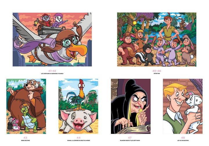 Розмальовки Les Grands classiques Tome 11 disney за номерами (525401029) - фото 4 Розмальовки Les Grands classiques Tome 11 disney за номерами (525401029) - фото 4