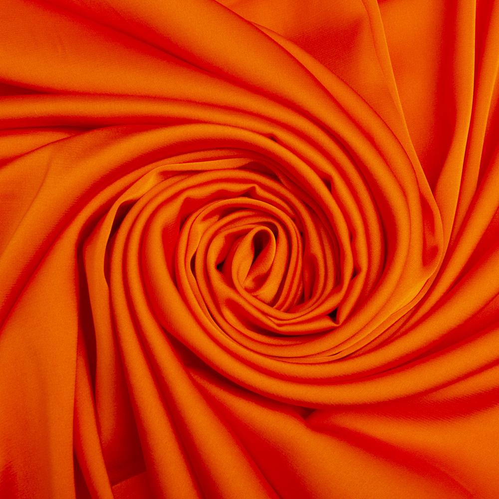 Тканина шовк-сатин Armani V-1500 Помаранчевий (24708)