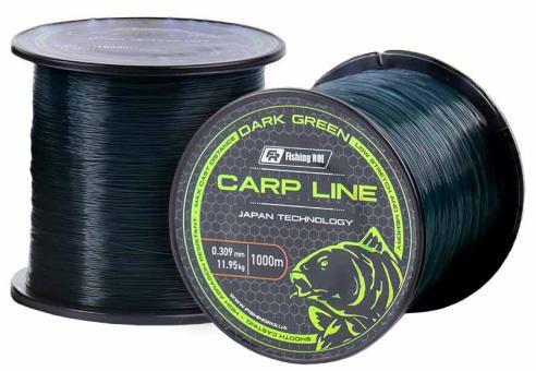 Леска Fishing ROI Dark Carp Line 0,331 мм 13,6 кг 1000 м Green (152-21-331) Леска Fishing ROI Dark Carp Line 0,331 мм 13,6 кг 1000 м Green (152-21-331)