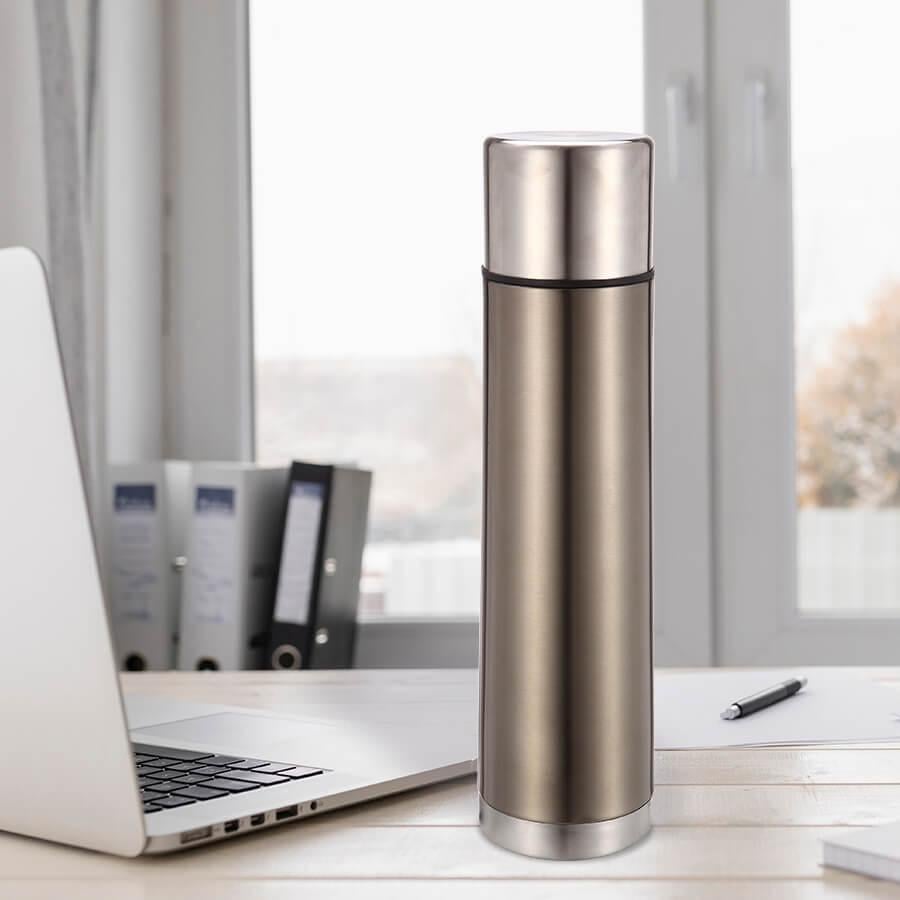 Термос питний Maestro з нержавіючої сталі 0,5 л Коричневий (MR-1638-50) - фото 2 Термос питний Maestro з нержавіючої сталі 0,5 л Коричневий (MR-1638-50) - фото 2