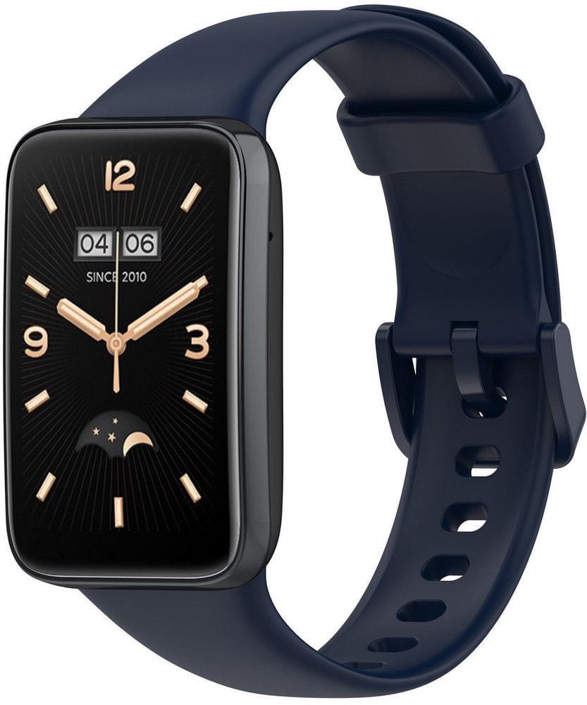 Ремешок Jsota для Xiaomi Smart Band 7 Pro силиконовый Dark Blue (30772-5D)