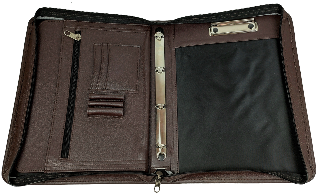 Папка ділова для документів зі штучної шкіри Exclusive Темно-коричневий - фото 2
