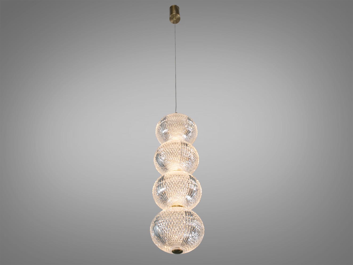 Подвес светодиодный Diasha 4 шара 15W Золотой (D221205-4)