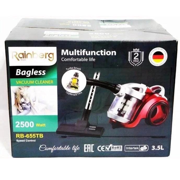 Пылесос Rainberg RB-655 TB колбовый (ws98186) - фото 5
