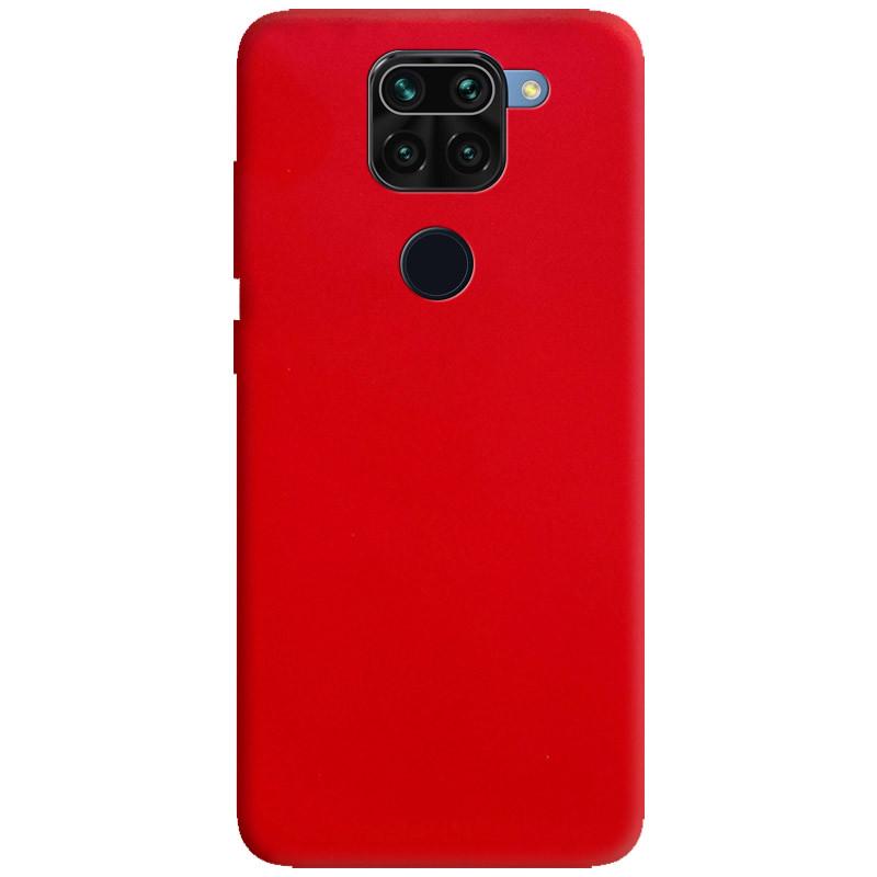 Противоударный Силиконовый Чехол Candy для Xiaomi Redmi Note 9 / Redmi 10X Красный