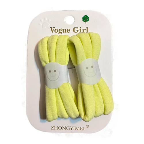 Набор резинок для волос Stenson 6 шт. Light Yellow (WW02402)