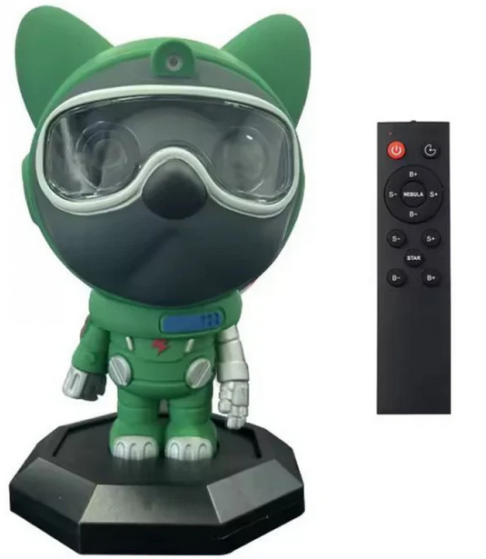 Нічник зіркового неба Nebula Dog Projector з пультом Green (3_05378)
