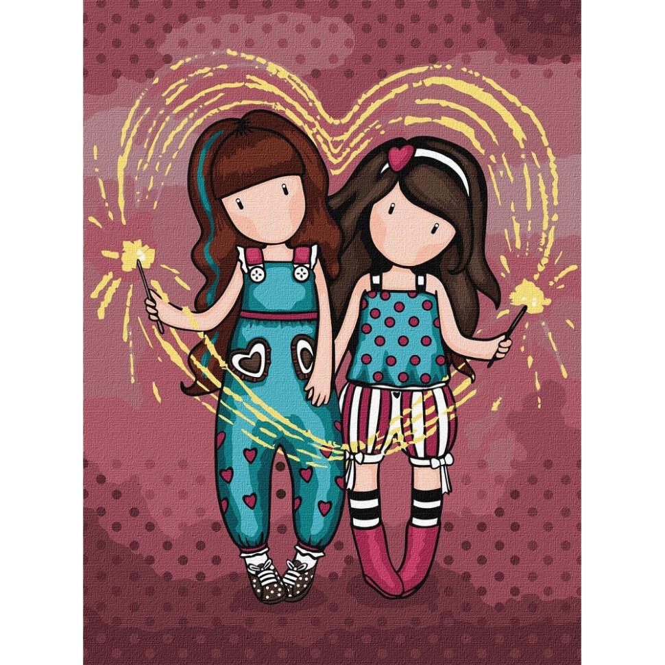 Картина за номерами Ideyka Fireworks Santoro Gorjuss Collection 30x40 см (KHO8681)