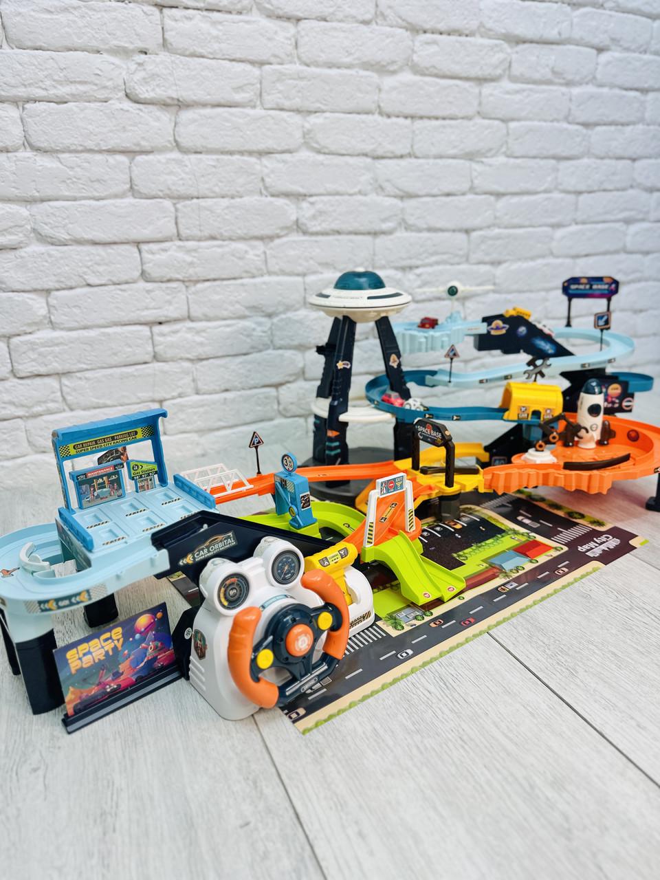 Автотрек детский с машинками Космическая станция-трек для мальчика (2654615913) - фото 2 Автотрек детский с машинками Космическая станция-трек для мальчика (2654615913) - фото 2