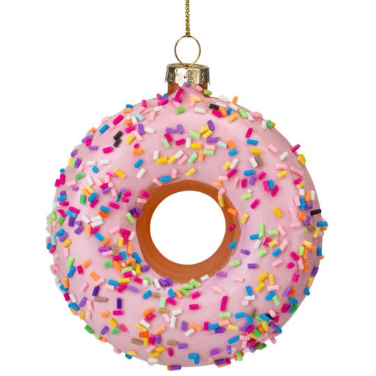 Елочная игрушка Донат 9,5 см (6030-003)