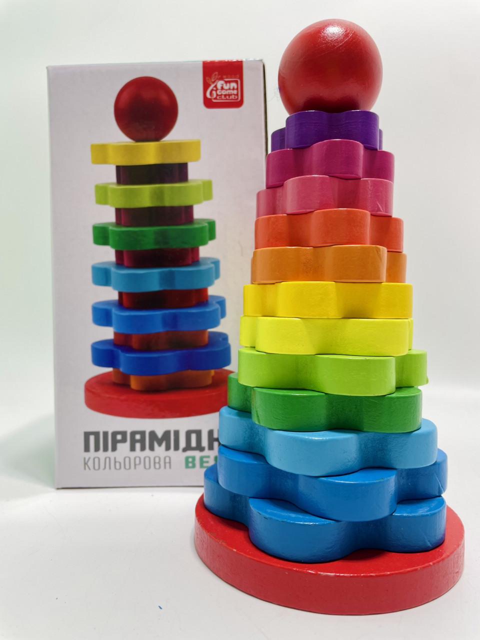 Пирамидка 4Fun Game Club 63966 40 Wood в коробке Пирамидка 4Fun Game Club 63966 40 Wood в коробке