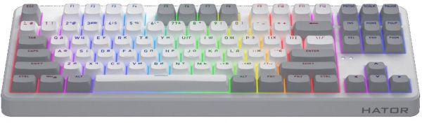 Клавіатура Hator Rockfall 3 Mecha TKL Wireless Orange White (HTK851UA) - фото 4 Клавіатура Hator Rockfall 3 Mecha TKL Wireless Orange White (HTK851UA) - фото 4