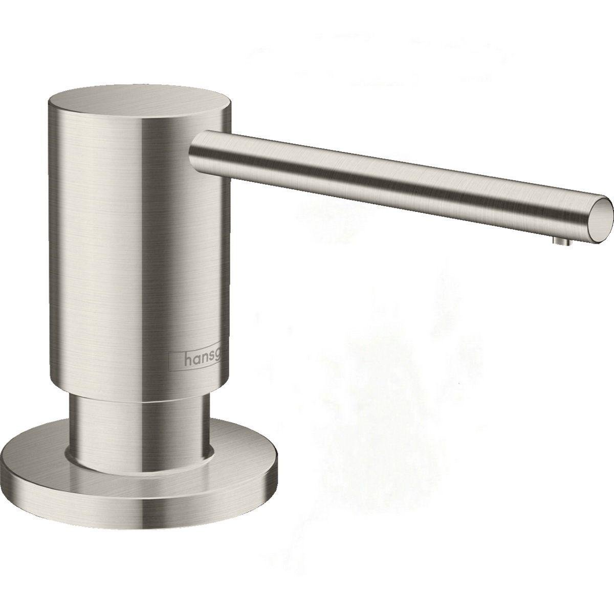 Дозатор для моющего средства Hansgrohe A41 500 мл Стальной (ERC-40438800) - фото 1 Дозатор для моющего средства Hansgrohe A41 500 мл Стальной (ERC-40438800) - фото 1