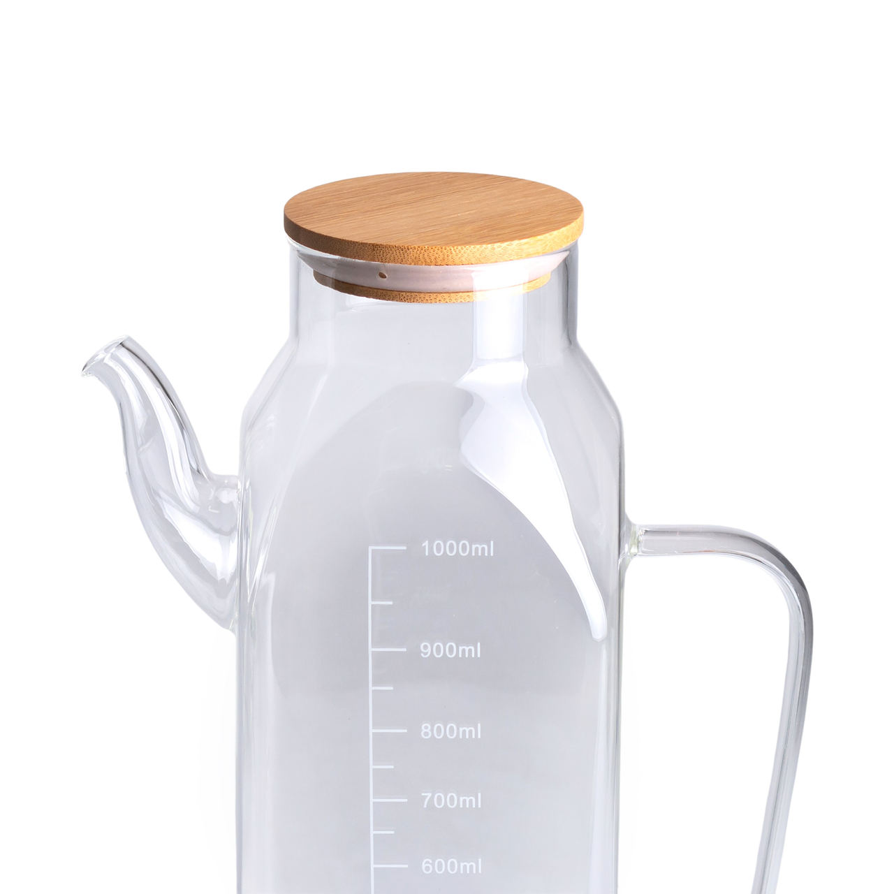Ємність для олії та оцту з бамбуковою кришкою 1 л (HP-34-2) - фото 5