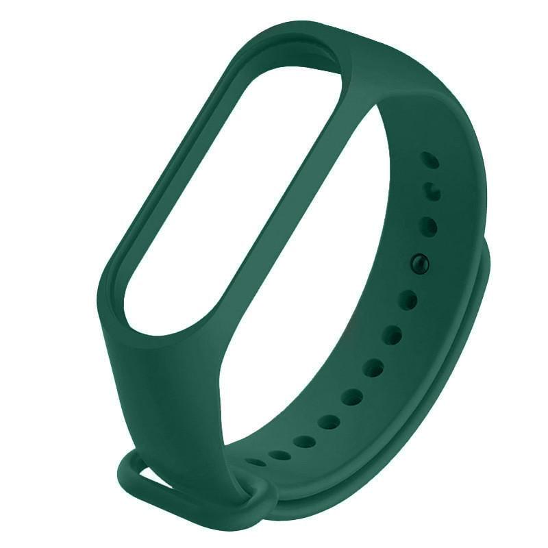 Ремінець силіконовий для Xiaomi Mi Band 7 Зелений/Pine Needle (00000054947_28)